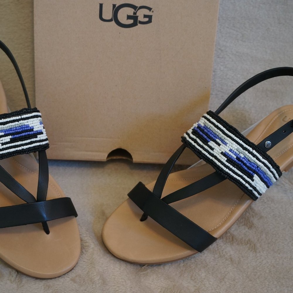 UGG - VERONA SERAPE BEADS SANDALS,  "NEW"